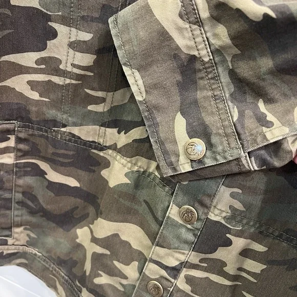 Walker Hayes Camo Jacket Men's XXL Snap Up Outdoor Hunting Style - NEW! - Picture 7 of 13
